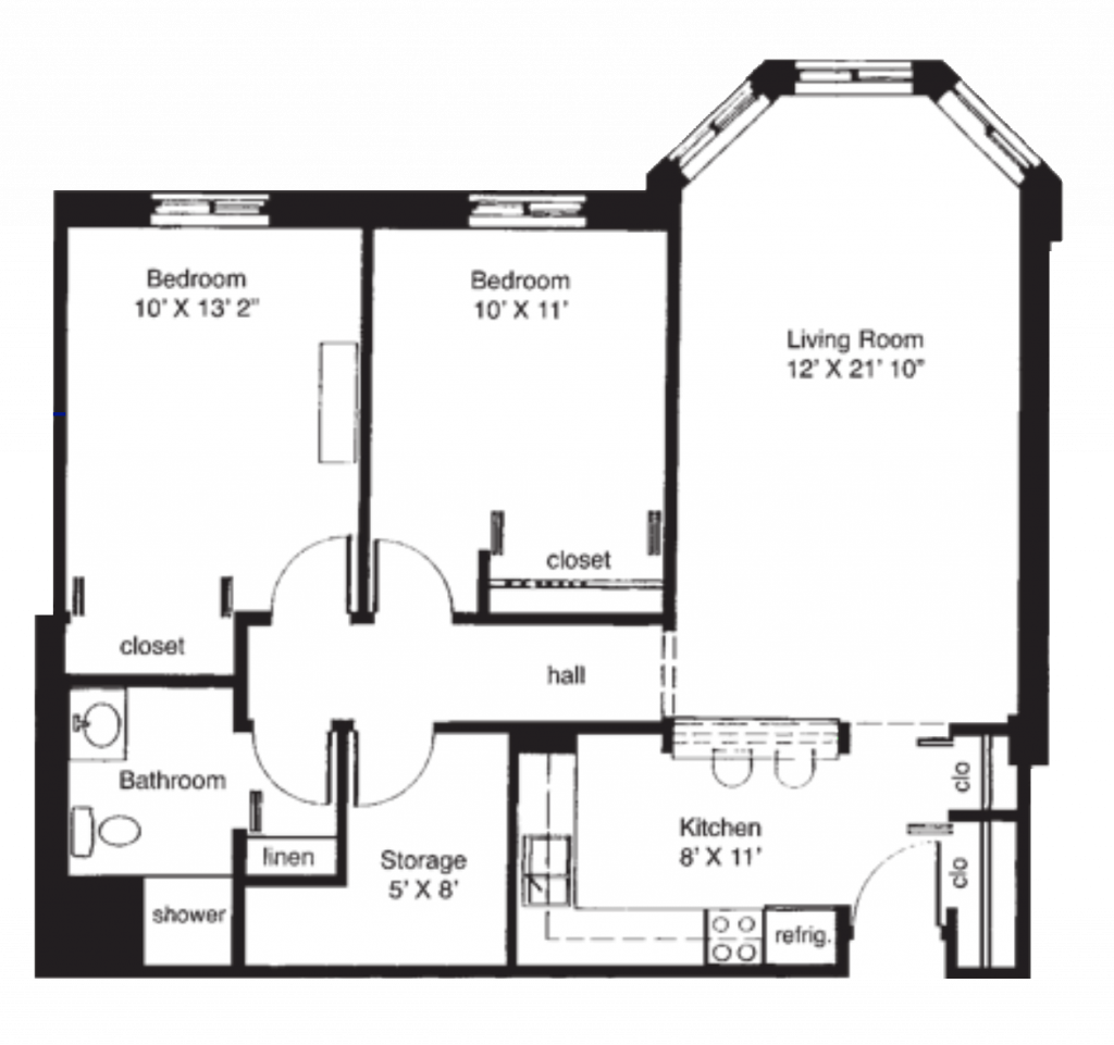 2 bedroom apartment